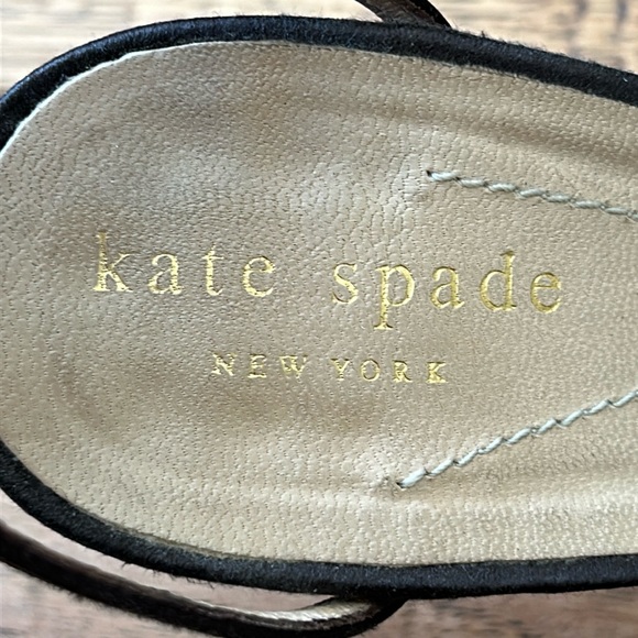 Kate Spade Strappy Heeled Sandals Open Toe Heels Brown Size 7.5 - Picture 4 of 10